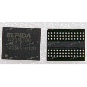Микросхема Elpida ED J4208EFBG-GNL-F DDR3LRS 1600 512*8 1.35 FBGA78 (Asus p/n: 03006-00011700) NEW original