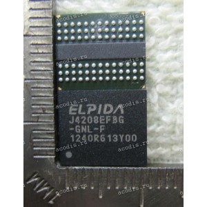 Микросхема Elpida ED J4208EFBG-GNL-F DDR3LRS 1600 512*8 1.35 FBGA78 (Asus p/n: 03006-00011700) NEW original