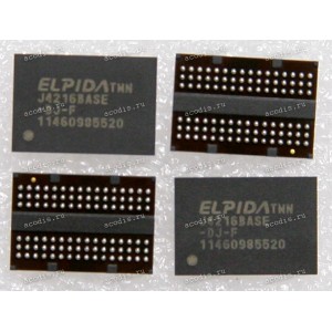 Микросхема Elpida ED J4216BASE-DJ-F DDR3 1333 256M*16-1.5 FBGA-96 (Asus p/n: 03G151838010) NEW original