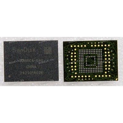 Микросхема SanDisk SDIN5C4-64G-L FLASH 12*16-TFBGA169 (Asus p/n: 03100-00131600) NEW original