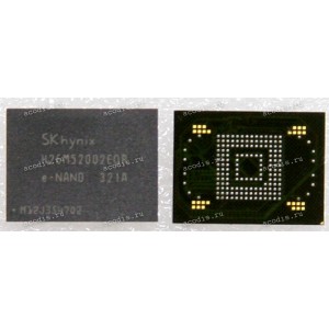 Микросхема SKhynix H26M52002EQR 16GB 64Gb MLCx2 NAND FLASH 11.5*13-TFBGA153 (Asus p/n: 03100-00010700) NEW original