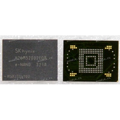 Микросхема SKhynix H26M52002EQR 16GB 64Gb MLCx2 NAND FLASH 11.5*13-TFBGA153 (Asus p/n: 03100-00010700) NEW original