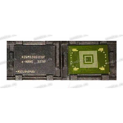 Микросхема SKhynix H26M52003EQR 16GB 64Gb MLCx2 NAND FLASH 12*16-TFBGA169 (Asus p/n: 03100-00010700) eMMC NEW original