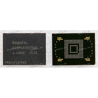 Микросхема SKhynix H26M64002DQR 32GB 64Gb MLCx4 NAND FLASH 12*16-TFBGA169 (Asus p/n: 03100-00021000) eMMC NAND Flash NEW original
