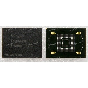 Микросхема SKhynix H26M64003DQR 32GB 64Gb MLCx4 NAND FLASH 12*16-TFBGA169 (Asus p/n: 03100-00025200) eMMC NAND Flash 32GB NEW original
