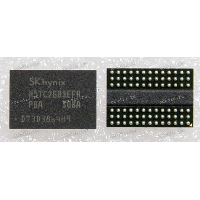 Микросхема SKhynix H5TC2G83EFR-PBA DDR3L 1600 256*8 1.35V FBGA78 (Asus p/n: 03006-00032100) NEW original