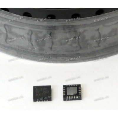Микросхема Texas Instruments TPS51275, TPS51275RUKR, TPS51275RUKT, TPS51275B, TPS51275BRUKR, TPS51275BRUKT, TPS51275C, TPS51275CRUKR, TPS51275CRUKT, HPA02239RUKR PWM CONTROLLER = TPS51275 (Asus p/n: 06095-01010000) NEW original