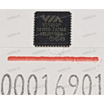 Микросхема VIA VT1802P QFN-48 корпус 7,0x7,0mm чуть скруглённые углы и немного виднеются контакты (Asus p/n: 02G040007800)