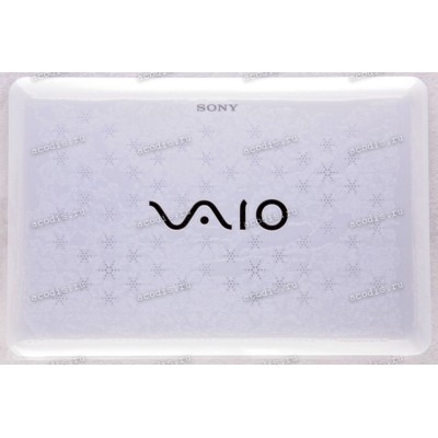 Верхняя крышка Sony VPC-W белая с рисунком (X25156701)