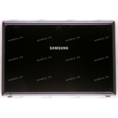 Верхняя крышка Samsung NP-R518 чёрная глянцевая (BA75-02219A, BA81-08837A-T)