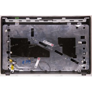 Верхняя крышка Samsung NP-R719 чёрная матовая (BA81-07419A, BA75-02320A)