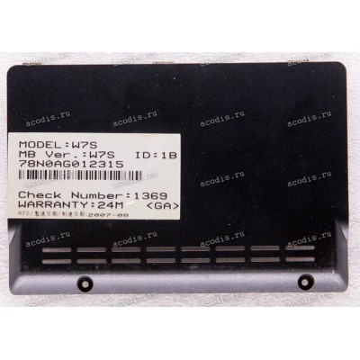 Крышка отсека HDD Asus W7S (78N0AG012315)