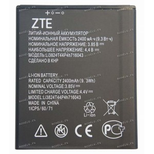 АКБ ZTE Blade A520 A521 BA520 (3,85v 2400mAh 9,3Wh) Li3824T44P4h716043, new оригинальный