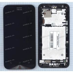 5.0 inch ASUS ZE500KG (ZenFone 2 Lazer) (LCD+тач) черный с рамкой 1280x720 LED  разбор / оригинал