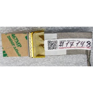 LCD LVDS cable Asus A43E, A43S, A43SA, A43SD, A43SJ, A43SM, A43SV, K43E-1A, K43S, K43SA, K43SD, K43SJ, K43SM, K43SV, X43E, X43S, X43SA, X43SD, X43SJ, X43SM, X43SV, Asus Pro Essential P43E, P43S, P43S (14G140344000, 14005-00150100, DD0KJ1LC000, DD0KJ1LC100