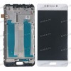 5.2 inch ASUS ZC520KL (ZenFone 4 Max) (LCD+тач) белый с рамкой 1280x720 LED  разбор / оригинал
