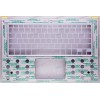 Palmrest Asus UX301LA-1B серебристый (90NB0192-R7C021, 13N0-QDA0421)