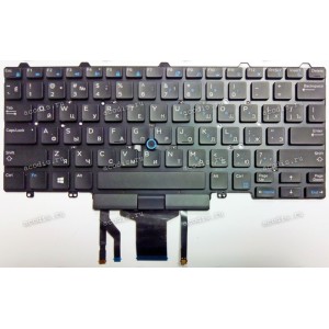 Keyboard Dell Latitude 3340, 3350, 5450, E3340, E3350, E5450, E5470, E7450, E7470 (Dp/n: 0NY63M, MP-13L83SUJ698, PK1313D3B06, 791-EK2Y-A02, 102-13L83LHA01, 13L8UA178EN2KA, C-794-EXTI, SOE-NCB1184, L13L83LHH01) (Black/LED/Matte/RUO) русифицированная