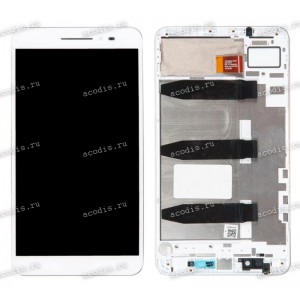6.9 inch ASUS ZB690KG (LCD+тач) белый с рамкой 1024x600 LED  NEW