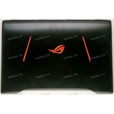 Верхняя крышка Asus GL702 чёрная (13NB0CQ1AM0111, 13NB0CQ1AM0101, 13NB0FV1AM0201)