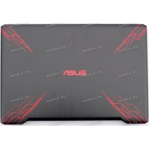 Верхняя крышка Asus FX570UD чёрно-красная (3NXKILAJN20)