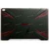 Верхняя крышка Asus FX504 чёрно-красный (47BKLLCJN80, 48BKLLBJN30)