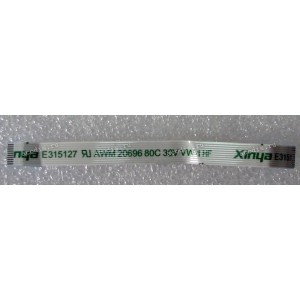 FFC шлейф 10 pin прямой, шаг 0.5 mm, длина 70 mm Asus PadFone 2 A68, PadFone 2 Station P03 (p/n 14010-00103100)