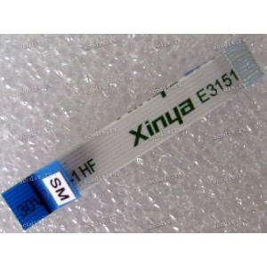 FFC шлейф 10 pin прямой, шаг 0.5 mm, длина 37 mm IO Asus B451 (p/n 14010-00049800)