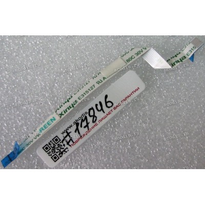 FFC шлейф 10 pin обратный, шаг 0.5 mm, длина 101 mm LED Asus BU201LA (p/n 14010-00108800)