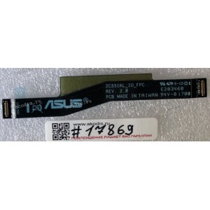 FPC IO cable Asus ZenFone 3 Laser ZC551KL (Z01BD) (p/n 08030-03831200) REV2.0 FPC IO cable Asus ZenFone 3 Laser ZC551KL (Z01BD) (p/n 08030-03831200) REV2.0