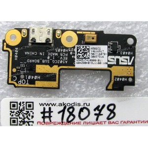 MicroUSB Asus ZenFone 5 A502CG (T00K) (p/n 90AZ00S0-R10010) REV1.0