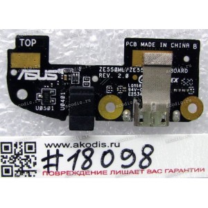 Sub board Asus ZenFone 2 ZE550ML (Z008D), ZenFone 2 ZE551ML (Z00AD) (p/n 90AZ0080-R10011)