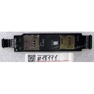 FPC DUAL SIM & MicroSD Asus ZenFone 2 ZE500CL (Z00D) (p/n 90AZ00D0-R90000) REV 1.2 (REV2)