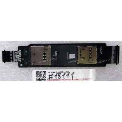 FPC DUAL SIM & MicroSD Asus ZenFone 2 ZE500CL (Z00D) (p/n 90AZ00D0-R90000) REV 1.2 (REV2)