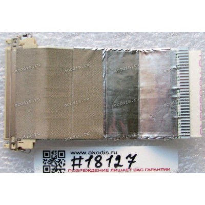 LCD LVDS FFC шлейф мониторный 30 pin прямой, шаг 1.0 mm, длина 65 mm LVDS Asus All In One ET2030AGT, ET2030AUK, ET2030AUT, ET2030INK, ET2030INT, ET2030IUK, ET2030IUT, ET2031INT, ET2031IUK, ET2032INK (p/n: 14010-00014900), с замком с одной стороны