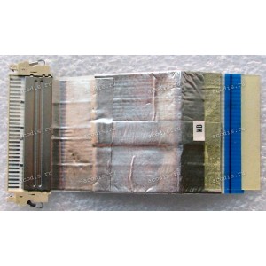 LCD LVDS FFC шлейф мониторный 30 pin прямой, шаг 1.0 mm, длина 65 mm LVDS Asus All In One ET2030AGT, ET2030AUK, ET2030AUT, ET2030INK, ET2030INT, ET2030IUK, ET2030IUT, ET2031INT, ET2031IUK, ET2032INK (p/n: 14010-00014900), с замком с одной стороны