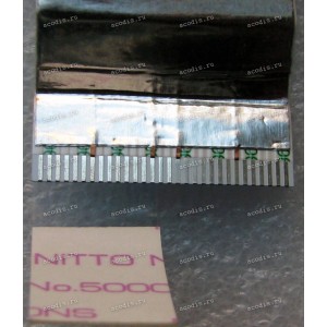 LCD LVDS FFC шлейф мониторный 30 pin прямой, шаг 1.0 mm, длина 100 mm Asus All In One ET2301INTH (p/n: 14010-00013600), с замком с одной стороны