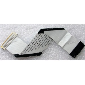 LCD LVDS FFC шлейф мониторный 30 pin обратный, шаг 1.0 mm, длина 185 mm Asus LCD Monitor VH222D-C, VH228D, VH228S (p/n: 14G14B101000), с замками с двух сторон