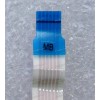 FFC шлейф 6 pin прямой, шаг 1.0 mm, длина 168 mm Fingerprint Lenovo IdeaPad B5400, M5400