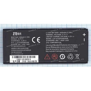 АКБ ZTE Skate V960, U960, ZTE Tania, Megafon SP-W1 (3,7v, 1400mAh) li3714t42p3h853448 new ориг АКБ ZTE Skate V960, U960, ZTE Tania, Megafon SP-W1 (3,7v, 1400mAh) li3714t42p3h853448 new ориг