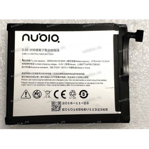 АКБ ZTE Nubia Z11 mini (3,85v, 2830mAh, 10,9Wh) Li3827T44P6h726040 оригинал