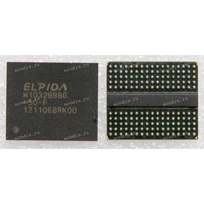 Микросхема Elpida ED W1032BBBG-50-F GDDR5 32M*32-0.8 1.5V FBGA170 (Asus p/n: 03G15164J313) NEW original