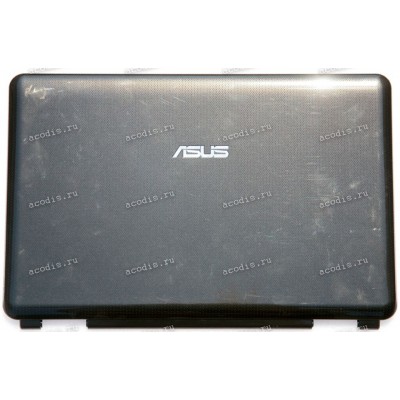 Верхняя крышка Asus K50C,  K50 глянец, тёмно-серый с орнаментом (13N0-EJA0702, 13GNVK1AP011)
