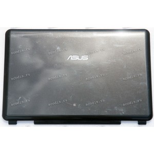 Верхняя крышка Asus K50IJ-1A чёрная глянцевая орнамент (13GNVK1AP011-B, 13N0-EJA0712)