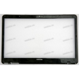 Верх. кр. рамка Toshiba Satellite L670, L670D, L675 чёрная глянцевая (AP0CK000100)