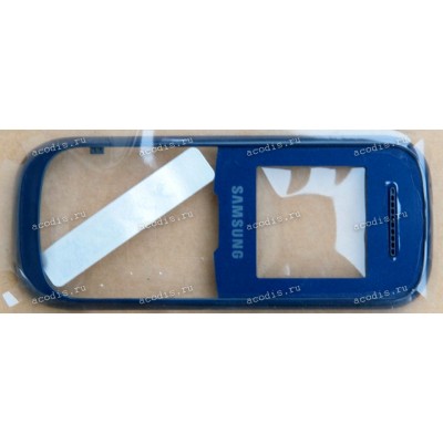 Передняя крышка Samsung GT-E1200M синяя original