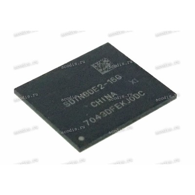 Микросхема SanDisk SDIN8DE2-16G MLC FLASH 11.5*13-TFBGA153 (Asus p/n: 90NB05S0-R90020, 90AZ00J0-R92000) TX201LAF ANDROID TW/FAC/ASUS, A501CG 16G EMMC+SW BOM NEW original