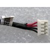 DC Jack Asus K43BE, K43BR, K43BY, K43TA, K43TK, K43U (p/n 14G140358100) + cable 120 mm + 4 pin