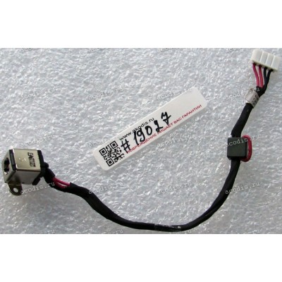 DC Jack Lenovo Ideapad Y500, Y510, Y510p (p/n DC30100KV0J) + cable 140 mm + 4 pin