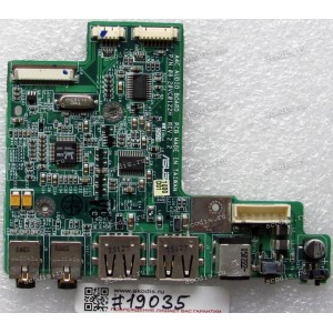 DC Jack board & USB & Audio & Power Button Asus A4000, A6000, A4C  (p/n: 08-20VC0122H REV:2.2)
